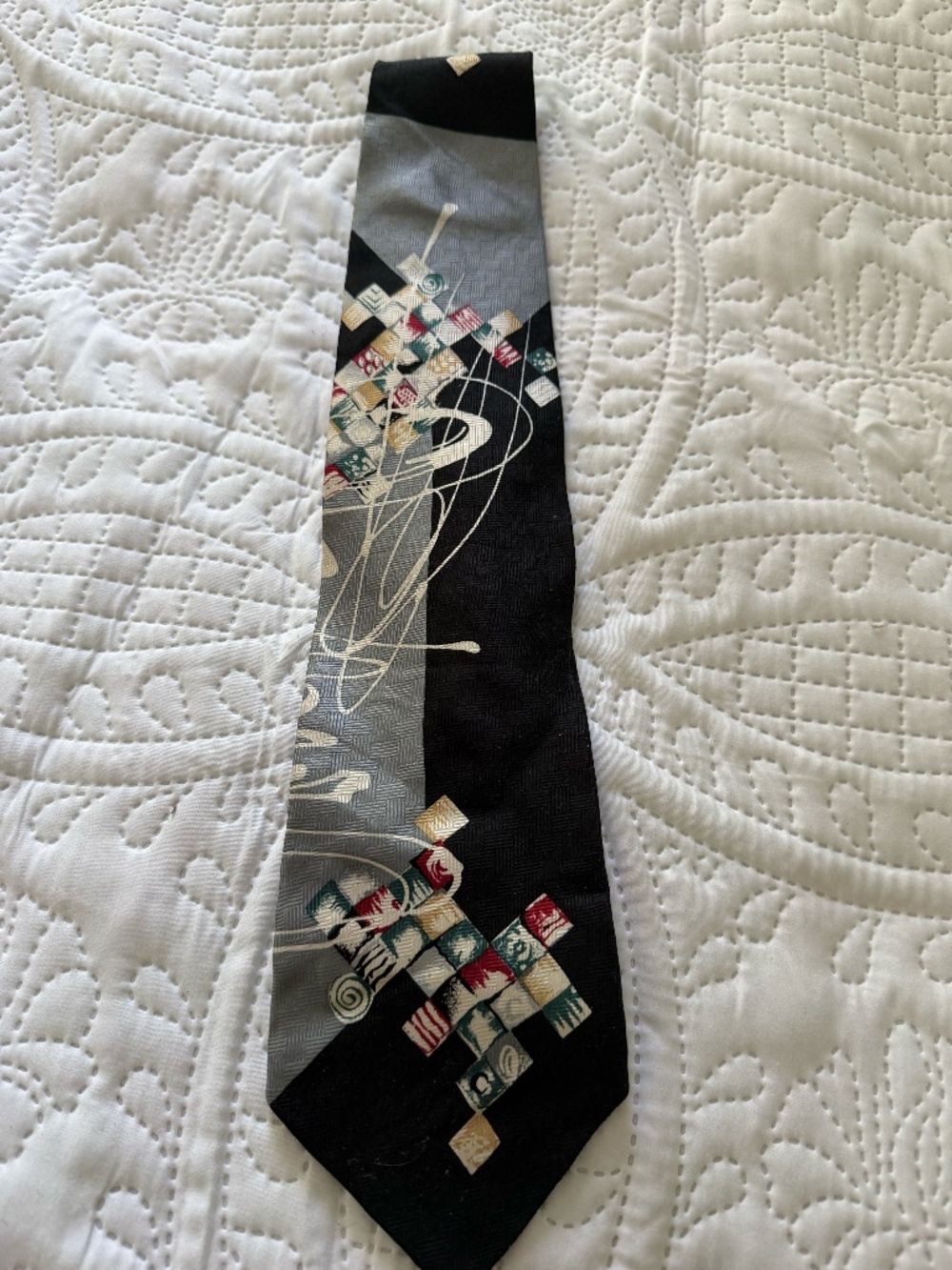 Aldo Ponti Mens Multi Colored Tie